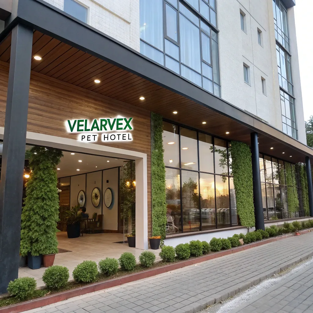 Facade of VELARVEX Pet Hotel